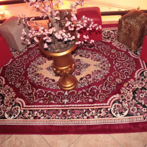 Tapete Floral Tipo Persa 3,00mx2,00