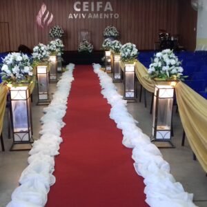 Passadeira Vermelha 15 m comprimento